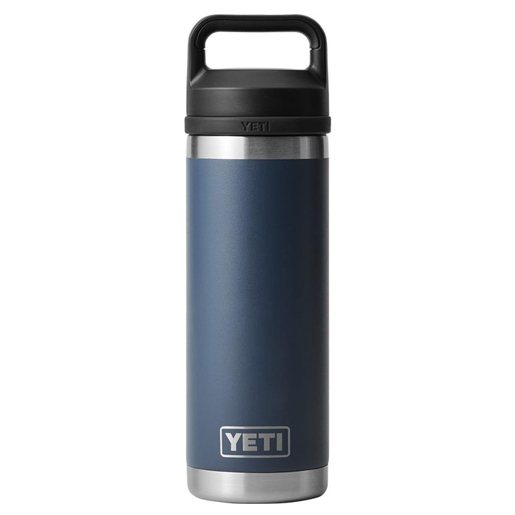 YETI Navy Blue Water Bottle with Carry Handle