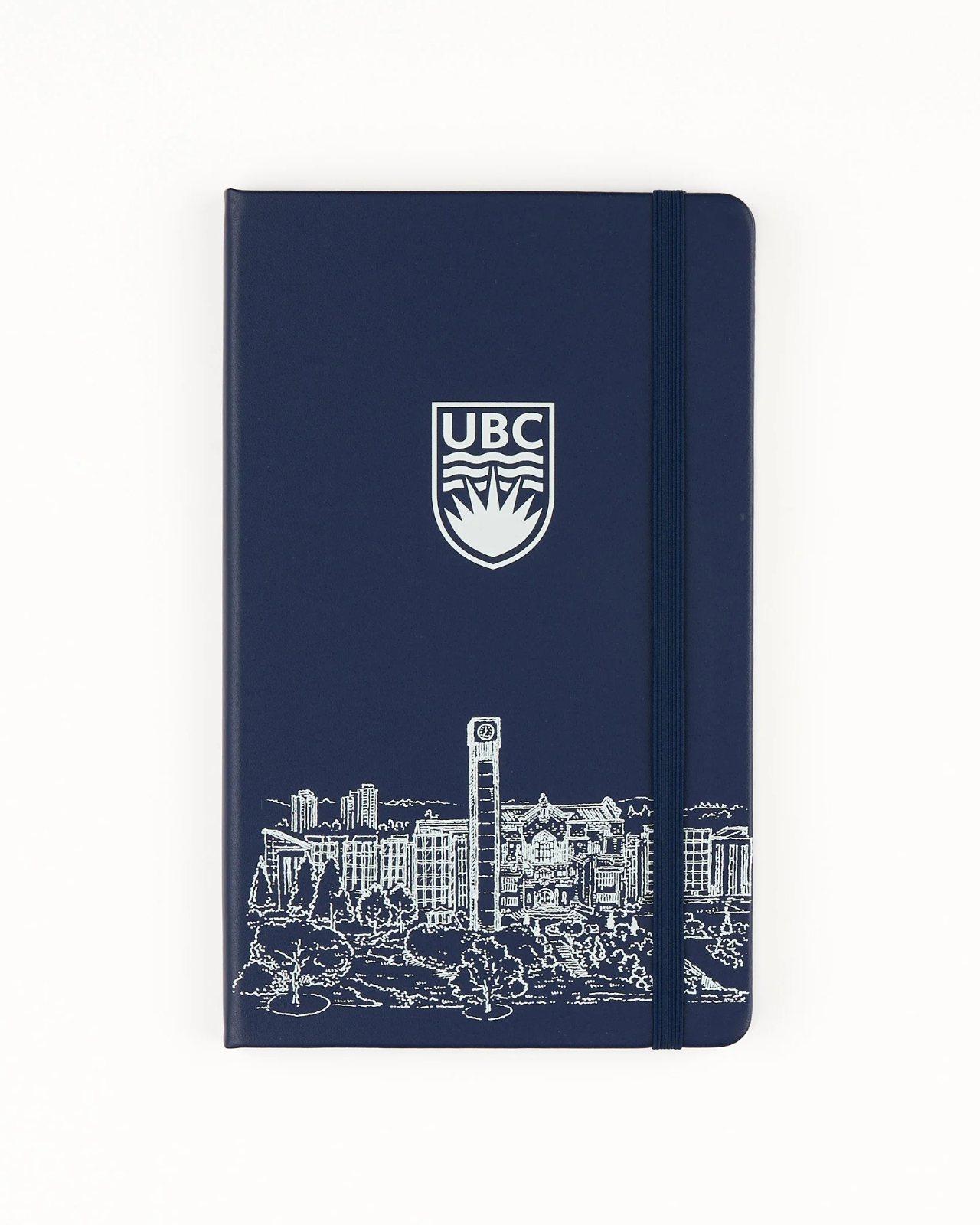 Navy UBC Notebook with Elastic Closure